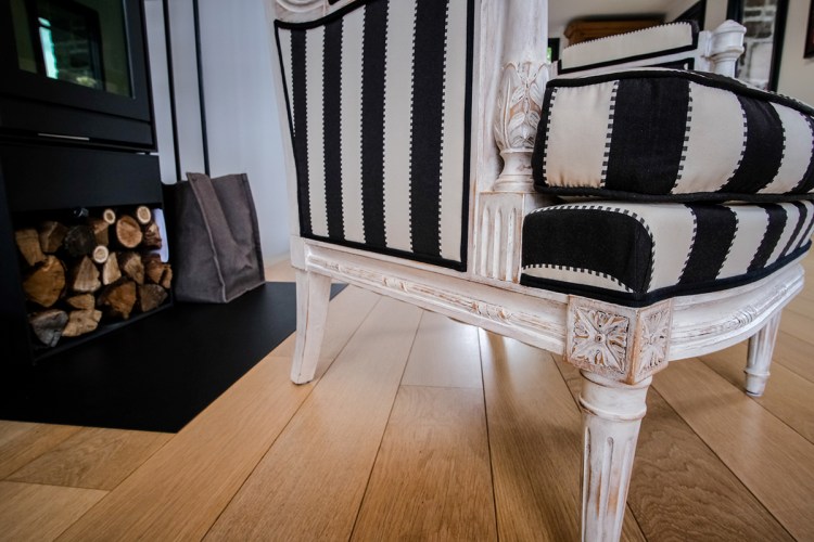 Fauteuil chaise bergère Louis XVI